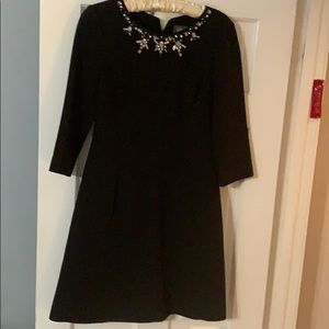 Black jeweled dress - like new